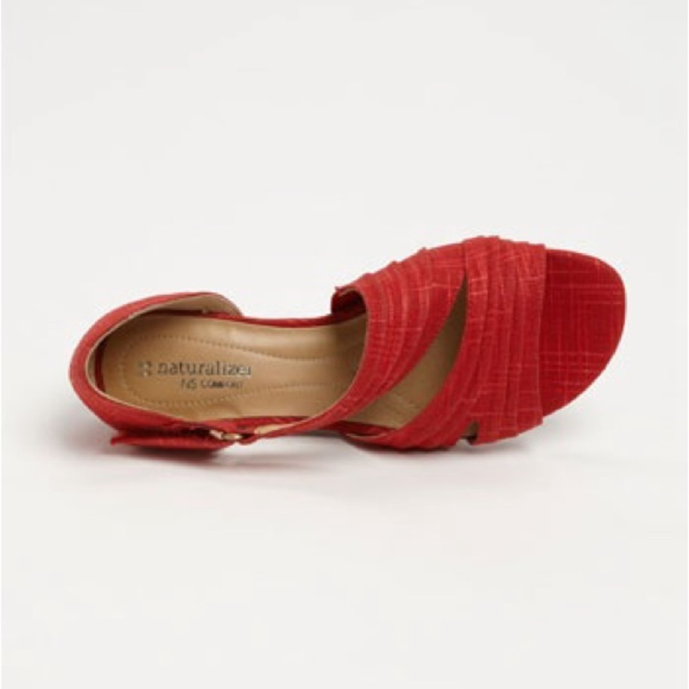 Naturalizer Red Women Sandals